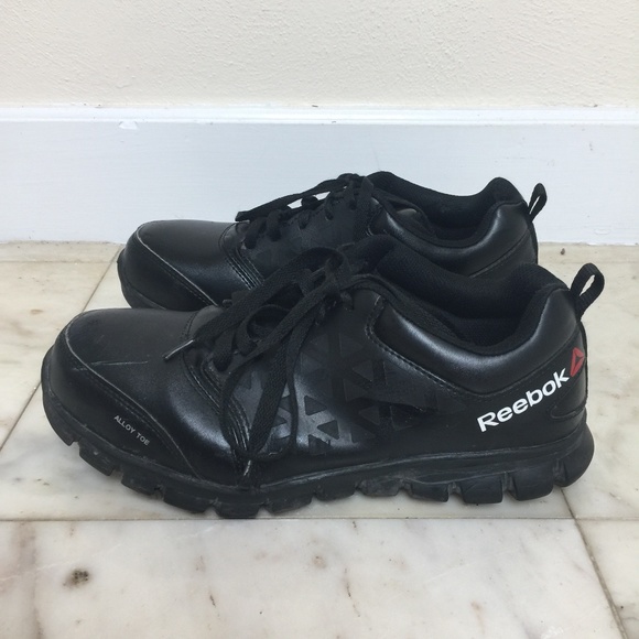 Reebok Mens Sz/8.5W Alloy Toe Leather Work Shoe main image 10